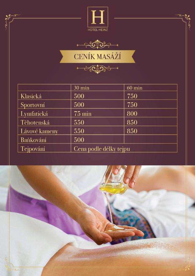 Romanticky Wellness Suite Hotel Heinz Добржиш Экстерьер фото